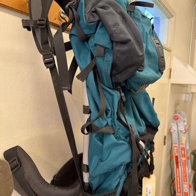 Sale Photo Thumbnail #1522: K2 TerraFrame Green/Black outdoor Backpack