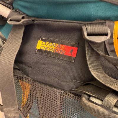 Sale Photo Thumbnail #1524: K2 TerraFrame Green/Black outdoor Backpack