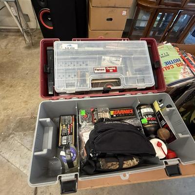 Sale Photo Thumbnail #1549: 2 Sided Plastic Case w/Tipton Cleaning & Reload items