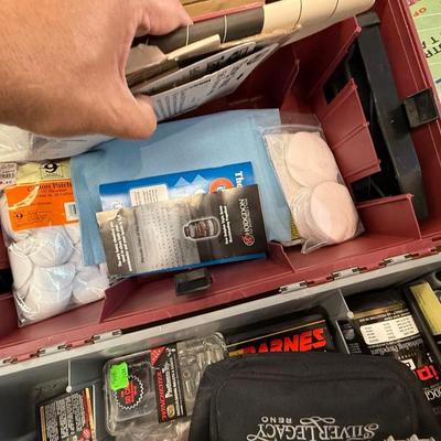 Sale Photo Thumbnail #1553: 2 Sided Plastic Case w/Tipton Cleaning & Reload items