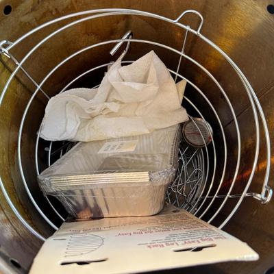 Sale Photo Thumbnail #1575: Oil Less Char-Broil Turkey Fryer looks New w/Cover