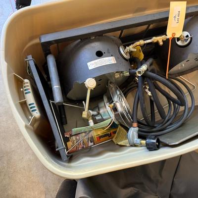 Sale Photo Thumbnail #1589: Outdoor Cookers 2-Burner Propane Stove & Heater+