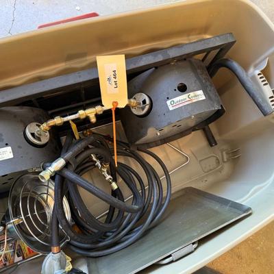 Sale Photo Thumbnail #1590: Outdoor Cookers 2-Burner Propane Stove & Heater+