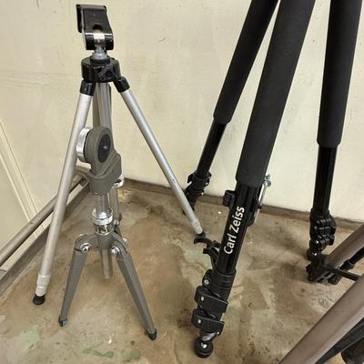 Sale Photo Thumbnail #1623: Group of 6 diff. TriPods Carl Zeiss & Others as shown
