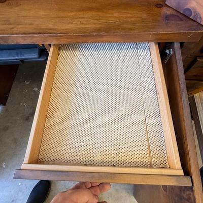 Sale Photo Thumbnail #1654: 25”d x 51”l x 64”t 1-Pc Pine Cabinet/Desk Unit
