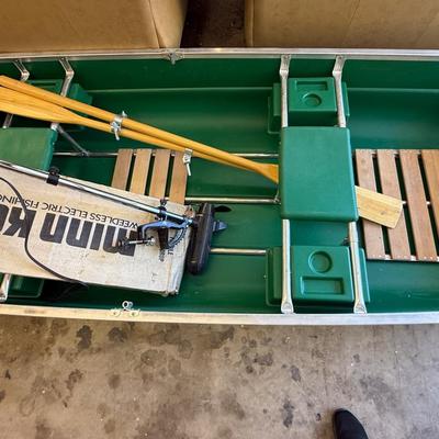 Sale Photo Thumbnail #1668: Minn Kota Weedless 65 Motor & Coleman Boat 