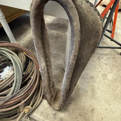 Sale Photo Thumbnail #1706: Lot of Vtg. Roping Lasos & Decorative Lasos