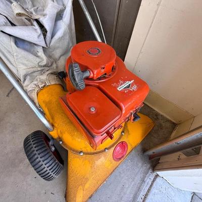 Sale Photo Thumbnail #1726: Electric 5 HP Briggs & Stratton Original Yard Vac