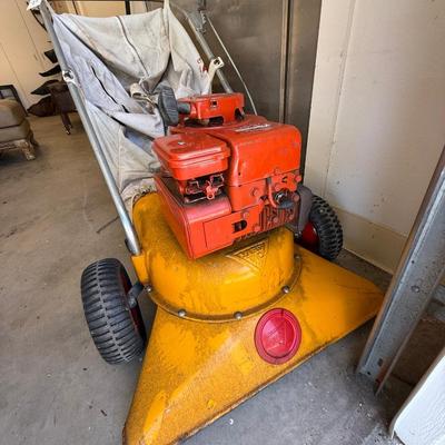 Sale Photo Thumbnail #1724: Electric 5 HP Briggs & Stratton Original Yard Vac