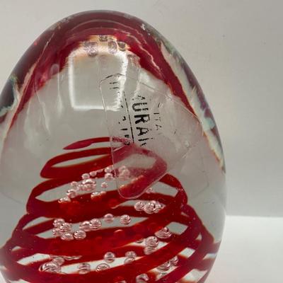 Murano Blown Glass Paperweight