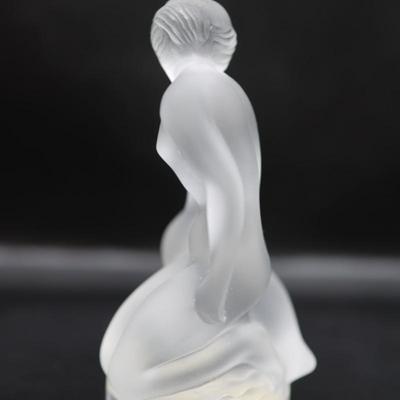 Lalique Crystal “Leda and the Swan” Figurine