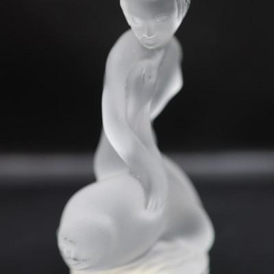 Lalique Crystal “Leda and the Swan” Figurine