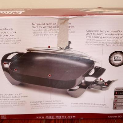 Elite Gourmet 12" Electric Skillet - New in Box