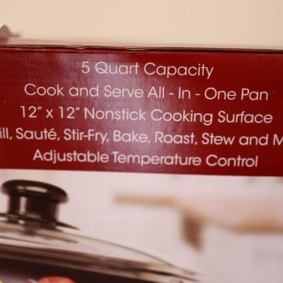 Elite Gourmet 12" Electric Skillet - New in Box