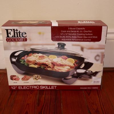 Elite Gourmet 12" Electric Skillet - New in Box
