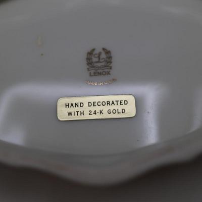Vintage Lenox Hand Decorated with 24k Gold Dishes