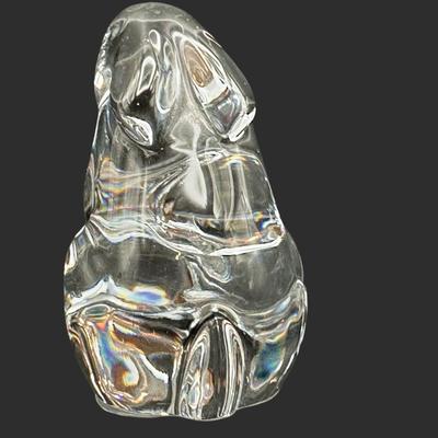 Baccarat Crystal Rabbit Figurine