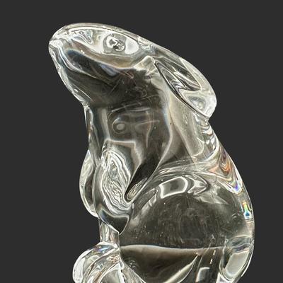 Baccarat Crystal Rabbit Figurine