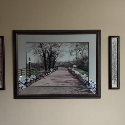 Wall Art, matches the couch in this sale