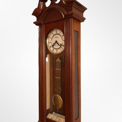 Waltham “Queen Anne” Wall Clock with Pendulum