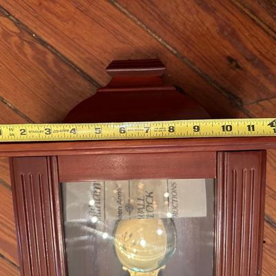 Waltham “Queen Anne” Wall Clock with Pendulum