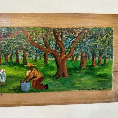 Original Oil Painting by Juanita Courtney On Wood