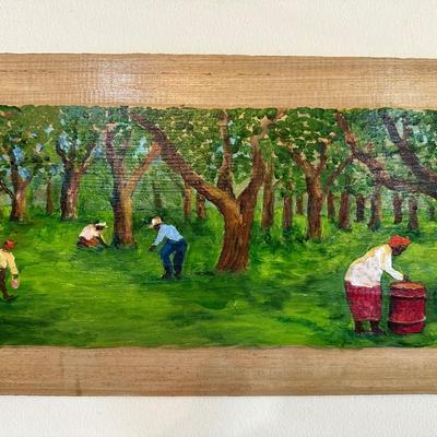 Original Oil Painting by Juanita Courtney On Wood