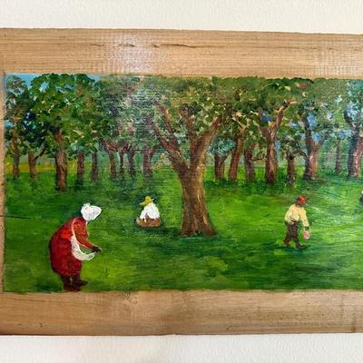 Original Oil Painting by Juanita Courtney On Wood