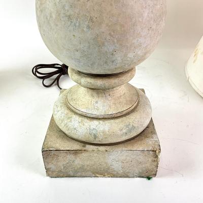 Sale Photo Thumbnail #1404: Shades have stains
Both Measure: 29" high x 18" diameter