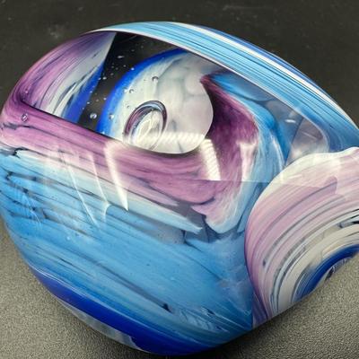 Hand Blown Glass Paperweights