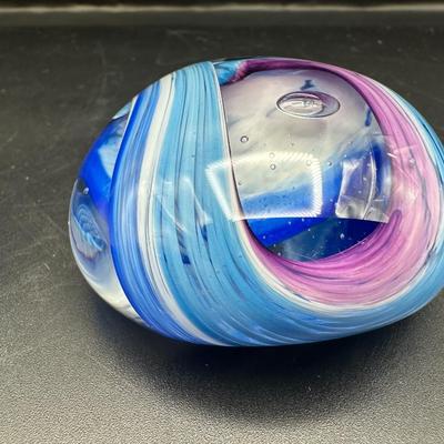 Hand Blown Glass Paperweights