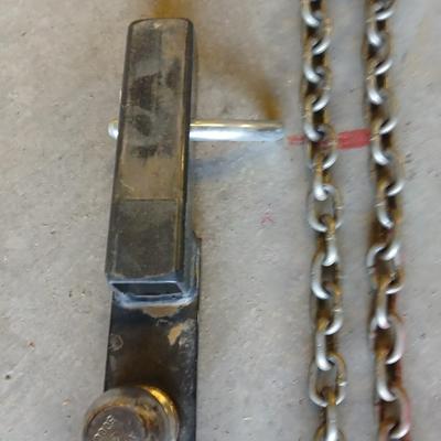 Heavy-Duty Trailer Hitch and Safety Chain Set