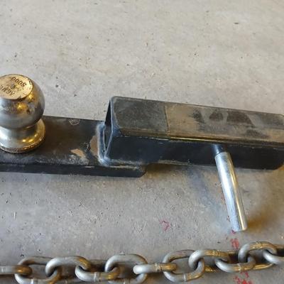 Heavy-Duty Trailer Hitch and Safety Chain Set