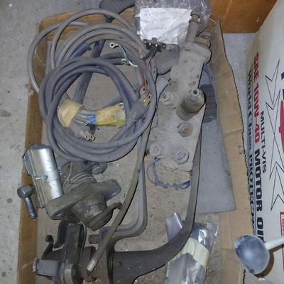 VW Beetle Wiring & Parts Lot – Vintage Assortment