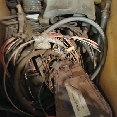 VW Beetle Wiring & Parts Lot – Vintage Assortment