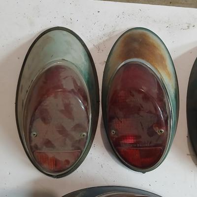 Vintage VW Bug Taillight & Exterior Parts Assortment