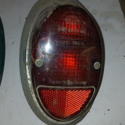 Vintage VW Bug Taillight & Exterior Parts Assortment