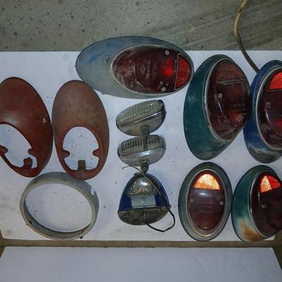 Vintage VW Bug Taillight & Exterior Parts Assortment