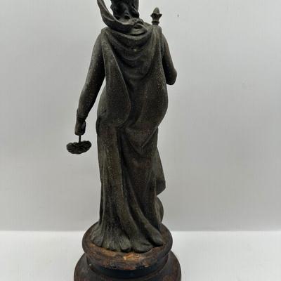 Antique Don Caesar Cast Metal Statue N. Mullers & Sons 19th Century