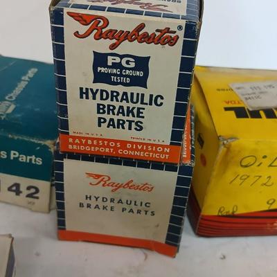 VW Beetle Parts Lot – 1965 & 1972 Bug – Spark Plugs, Brake Parts, Oil Pump & More