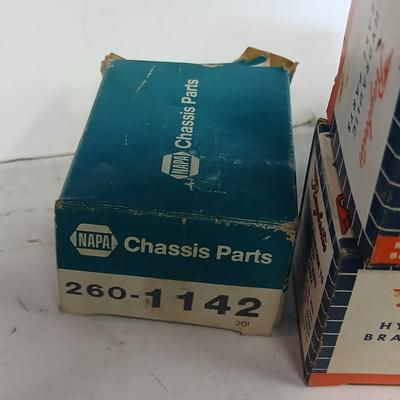 VW Beetle Parts Lot – 1965 & 1972 Bug – Spark Plugs, Brake Parts, Oil Pump & More