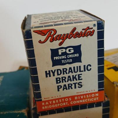 VW Beetle Parts Lot – 1965 & 1972 Bug – Spark Plugs, Brake Parts, Oil Pump & More