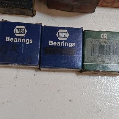 Vintage Bearings Lot – NAPA, Federal, CR, Loose Steel Balls – NOS & Parts