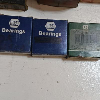 Vintage Bearings Lot – NAPA, Federal, CR, Loose Steel Balls – NOS & Parts