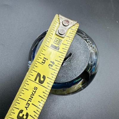 Hand Blown Paperweight Signed