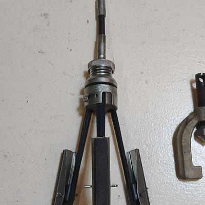 Automotive Puller Tool Lot – Gear Puller, Brake Hone, Ball Joint Separator