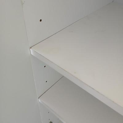White Freestanding Utility Storage Cabinet – 2 Doors, 3 Shelves