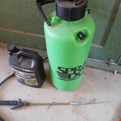 Yard & Garden Tool Lot – Pump Sprayer, Loppers, Ortho GroundClear Weed Killer