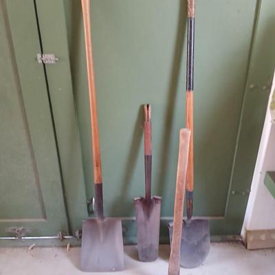 Heavy-Duty Digging Tools Lot – Shovels & Tamper – Yard & Landscaping