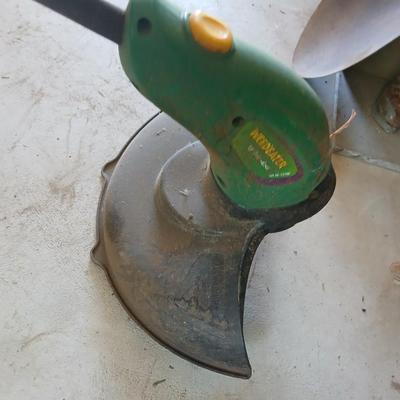 Yard Maintenance Lot – Corded Grass Trimmer, Push Broom, .095 Trimmer Line